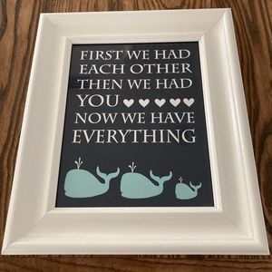 Nursery Whale Wall Art